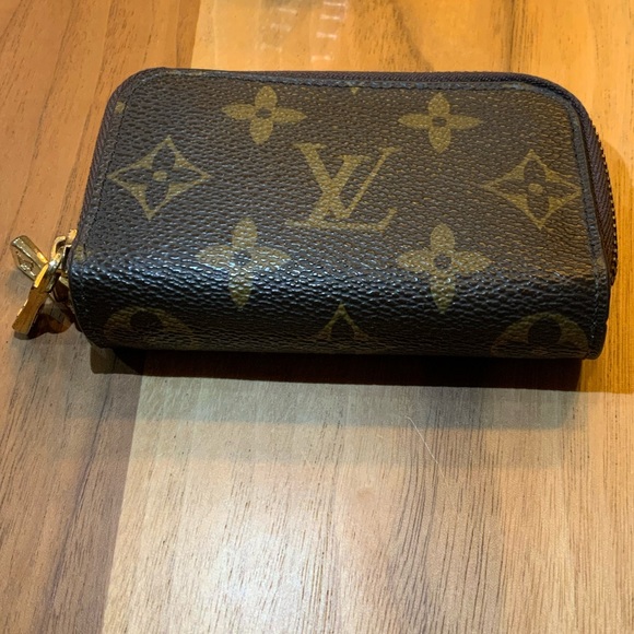Louis Vuitton Monogram Double Zipper 6 ring Key Ring coin purse - Picture 7 of 11
